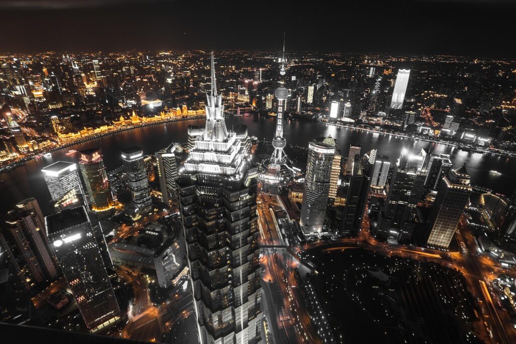 night, city, shanghai, asia, east, architecture, urban, lights, cityscape, skyline, skyscrapers, evening, dark, modern, buildings, water, town, outdoors, travel, glow, stores, nature, business, china, shanghai, shanghai, china, china, china, china, china