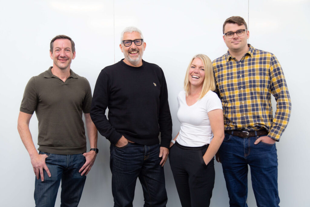 (l to r) Alex Craven, Paul Connell, Kelly Weston and Tom Forth