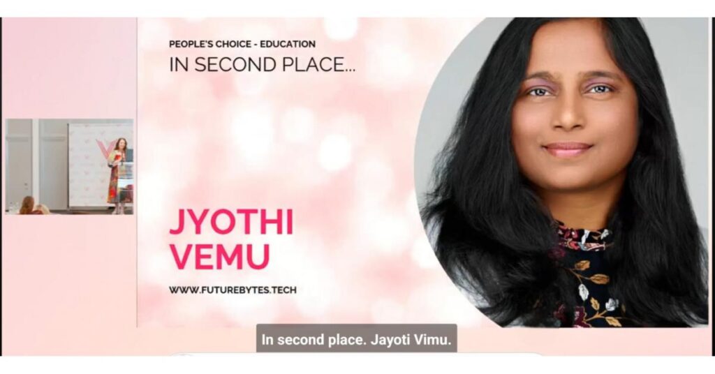 Futurebytes CEO wins at Woman Changing the world Awards 2025