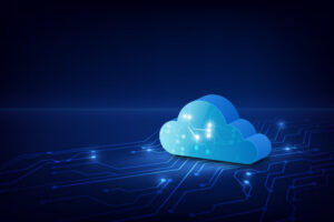 abstract cloud technology system sci fi design concept backgroun